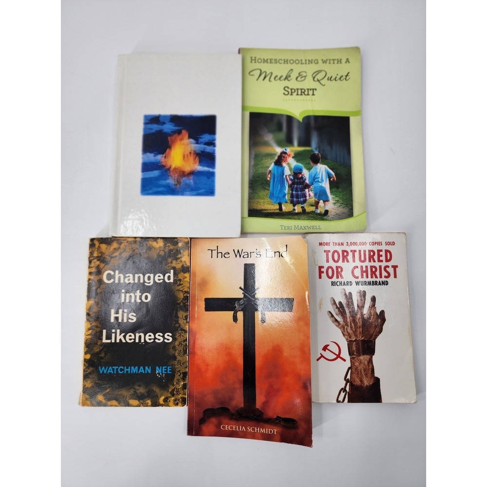 Christian BookLot5 Titles Watchman Nee Richard Wurmbrand Jim Cymbala Faith Books